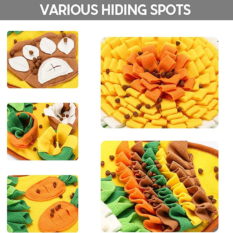 Smell Mat Foraging Smell Training Blanket Entertainment Interactive Dog Slow Food Mat Training Educational Pet Toys