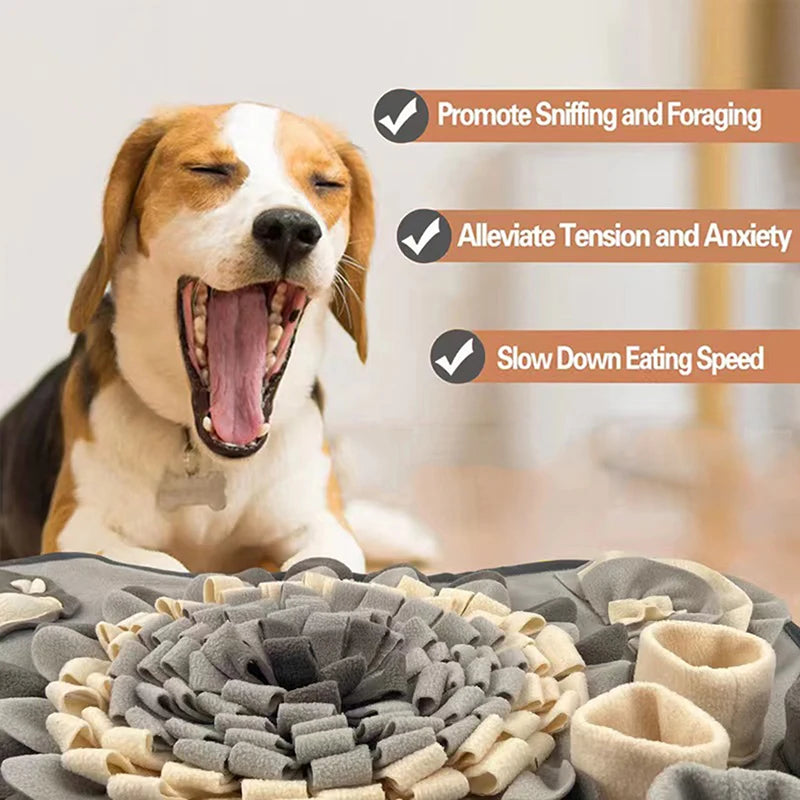 Smell Mat Foraging Smell Training Blanket Entertainment Interactive Dog Slow Food Mat Training Educational Pet Toys