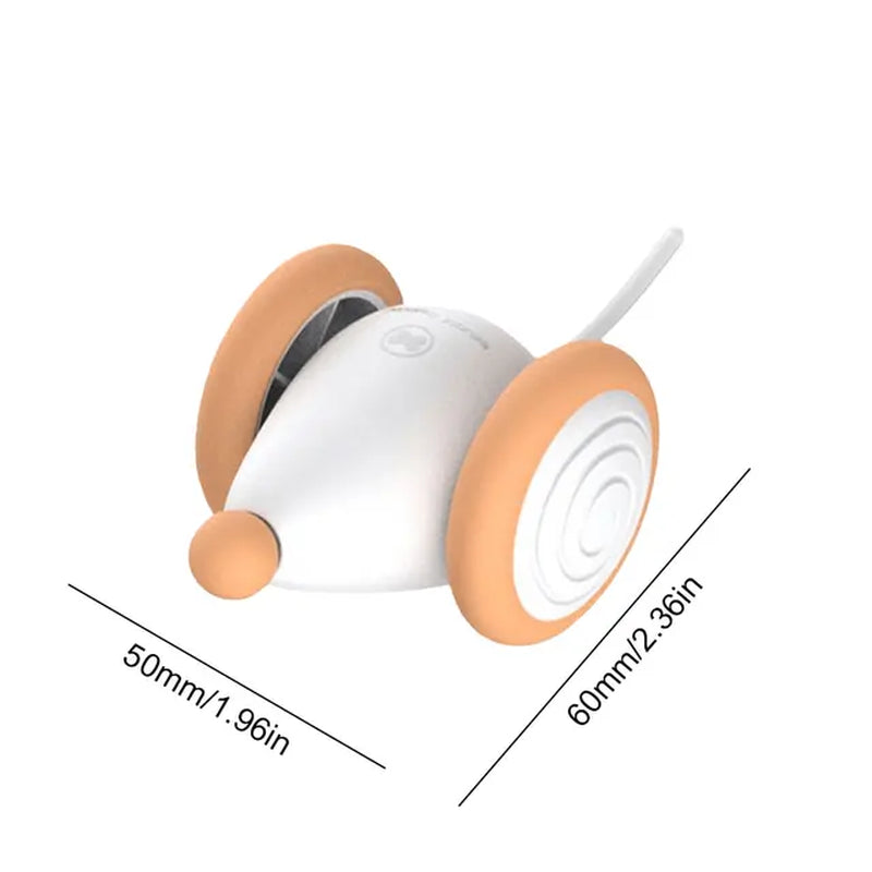 Funny Interactive Cat Mice Toys Smart Sensing Mouse Cat Toys Electric Automatic Moving Cat Toys with LED Lights