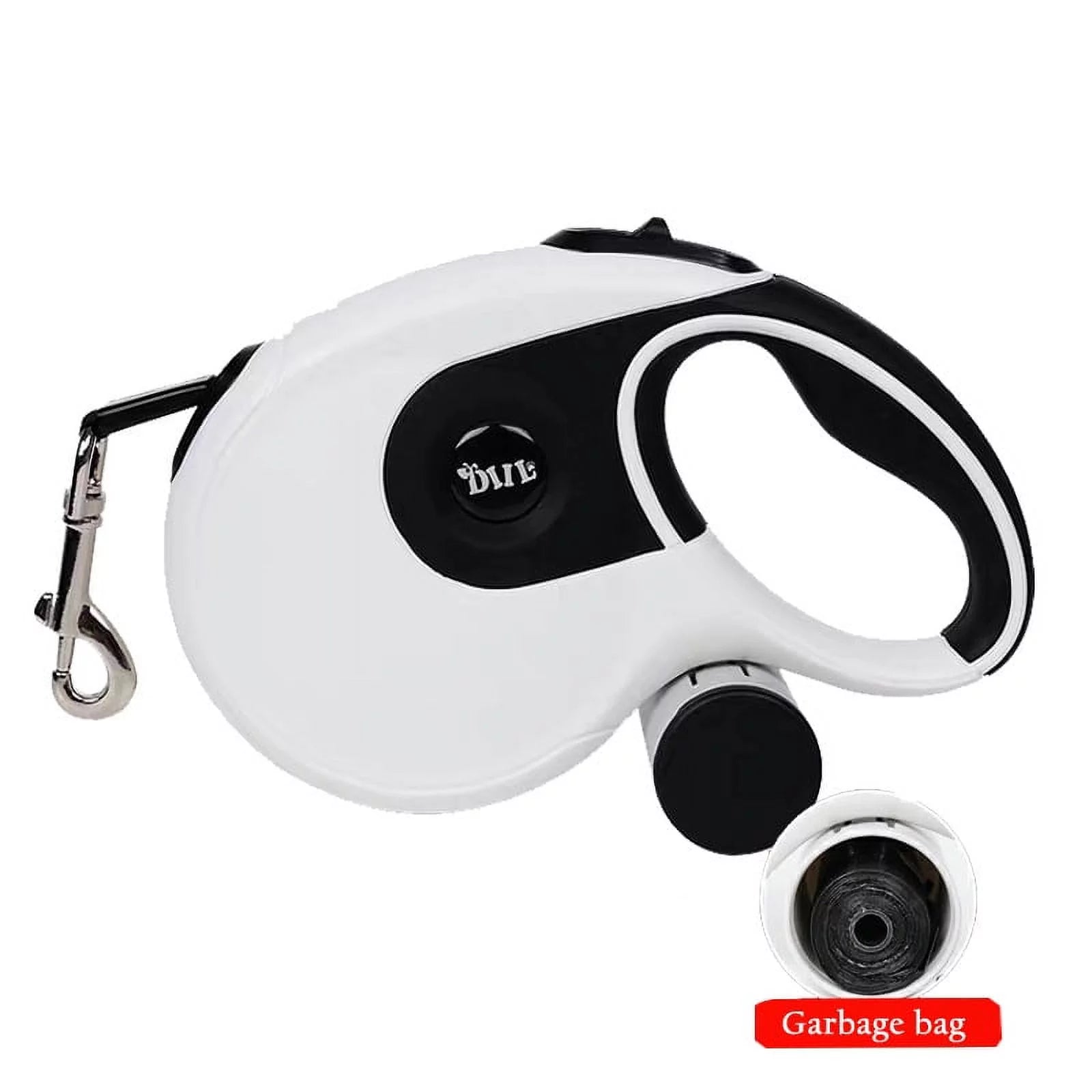 Retractable Dog Leash with Poop Bag Holder Dispenser & Bags 26Ft for Heavy Duty Dogs