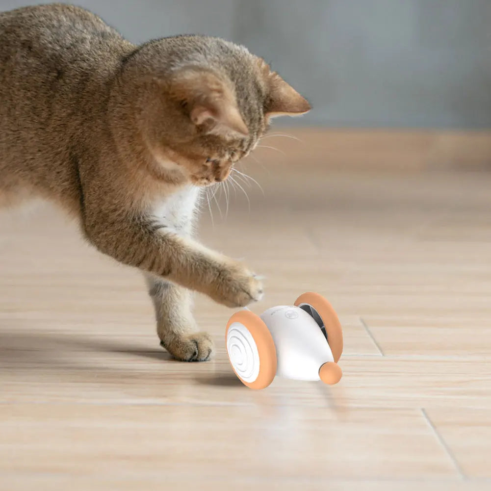 Funny Interactive Cat Mice Toys Smart Sensing Mouse Cat Toys Electric Automatic Moving Cat Toys with LED Lights